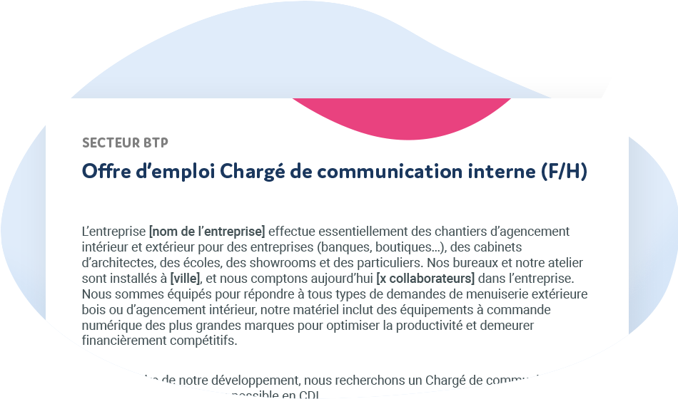 Exemples Doffres Demploi Pour Le Charg De Communication Interne